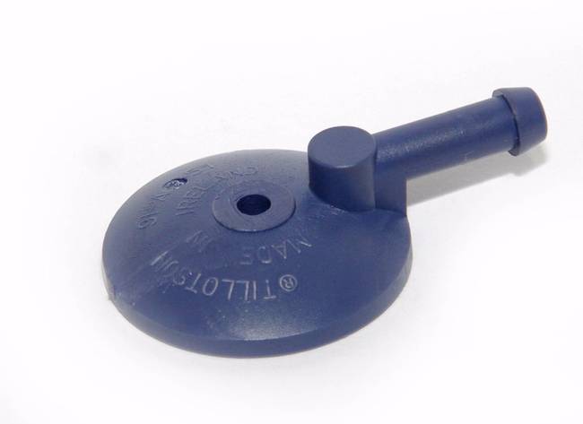 Fuel Inlet Strainer Cover Blue Plastic Genuine