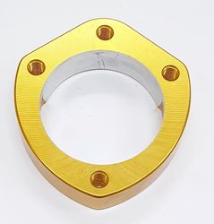 GOLD ALLOY REAR AXLE BEARING FLANGE 30MM product image