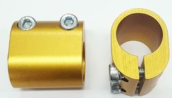 CHASSIS CLAMP 30MM GOLD COLOUR [QTY 2] product image