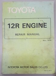 TOYOTA 12R ENGINE REPAIR MANUAL product image