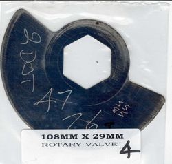 ROTARY VALVE 108MM X 29MM USED No4 product image